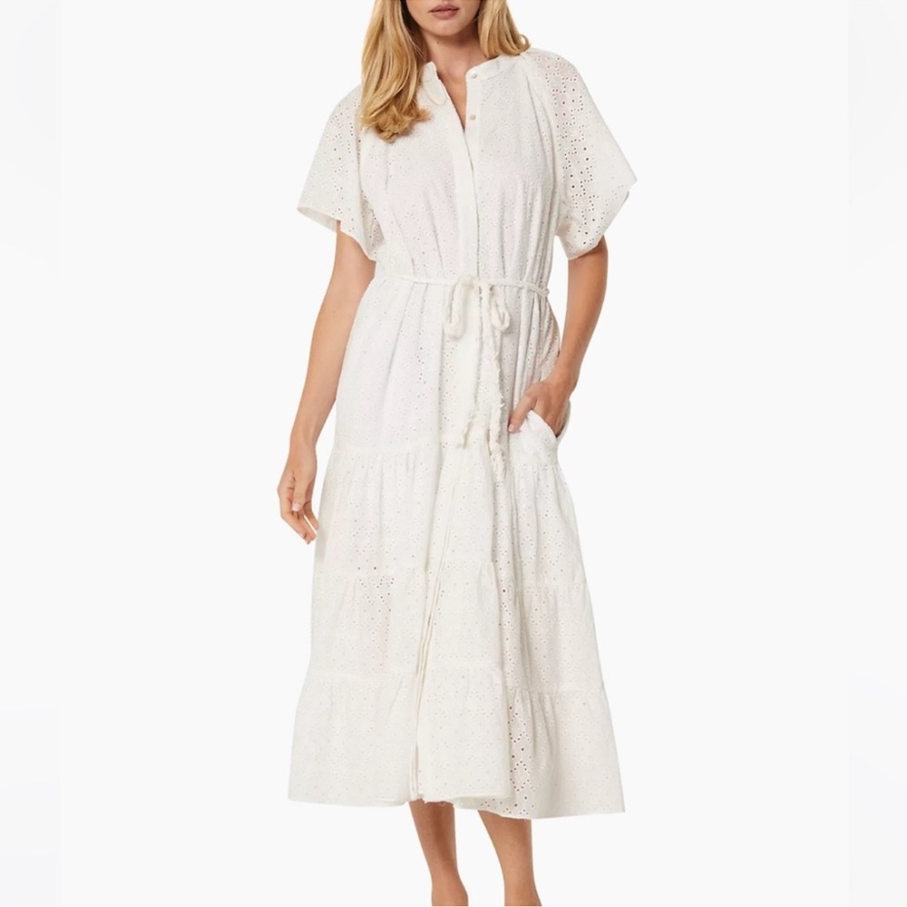 Misa Los Angeles White Maxi Dress